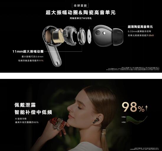 荣耀耳机Earbuds 3 Pro发布售价899元，高端配置带来卓越音质